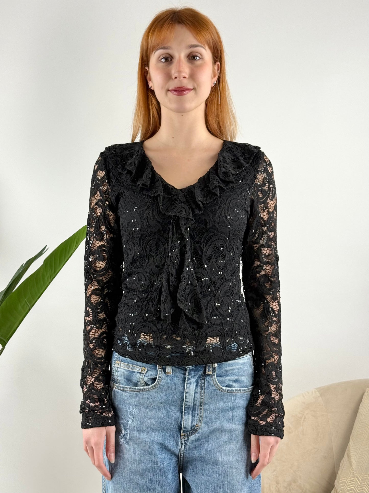 SUSY MIX - MAGLIA GALE PAILLETTES