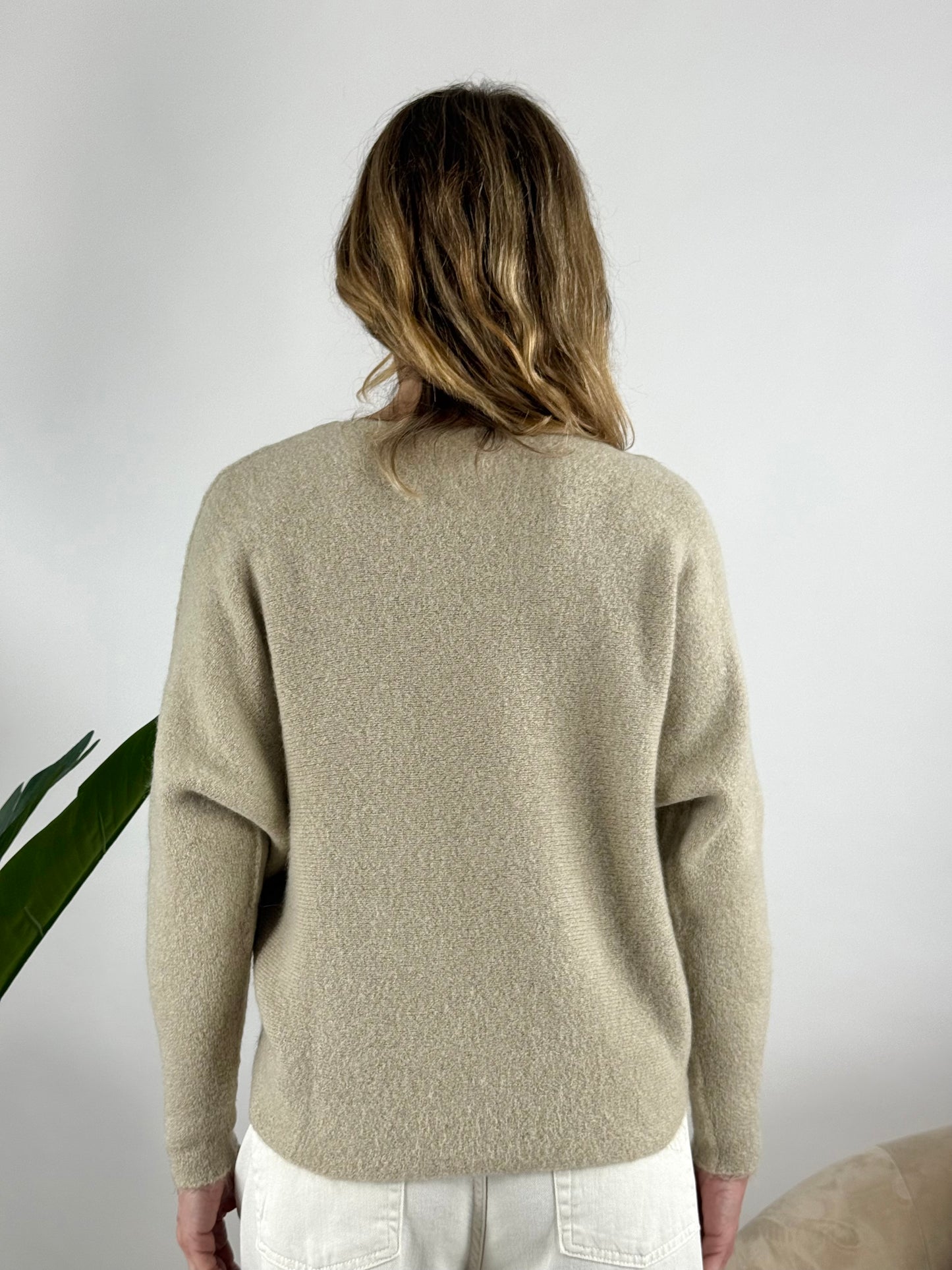 KONTATTO - MAGLIA SOFT YARN GIROCOLLO