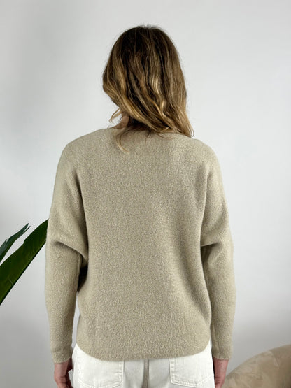 KONTATTO - MAGLIA SOFT YARN GIROCOLLO