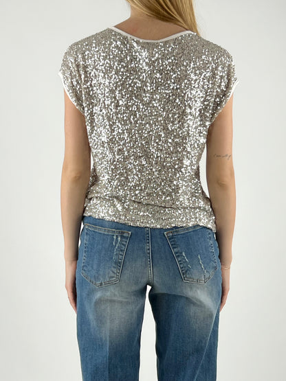 SUSY MIX - MAGLIA BARCA FULL PAILLETTES