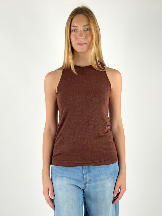KONTATTO - CANOTTA AMERICANA LUREX