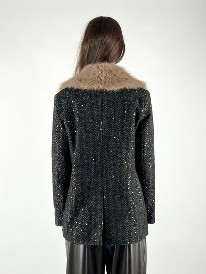 SUSY MIX - GIACCA COLLO ECOPELLICCIA