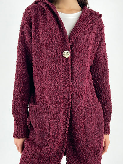DEVA COUTURE PARIS - MAXI CARDIGAN CINIGLIA