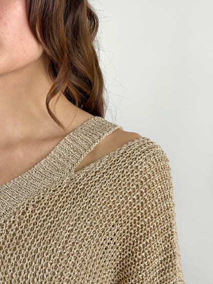 SUSY MIX - MAGLIA LUREX CUT OUT