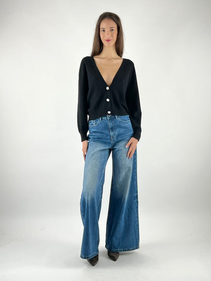 VICOLO - CARDIGAN BOTTONI GIOIELLO