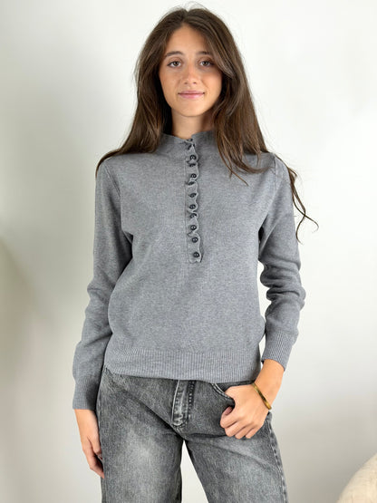 HAVEONE - MAGLIA BOTTONCINI ROUCHES