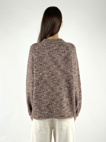 DEVA COUTURE PARIS - MAGLIA MULTIFILI PAILLETTES