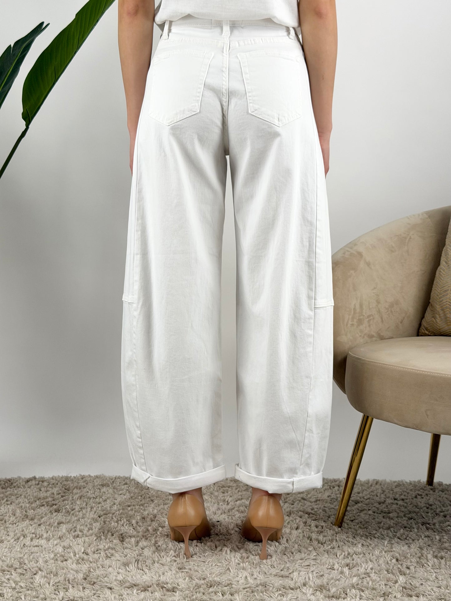DEVA - JEANS BARREL COLORATO