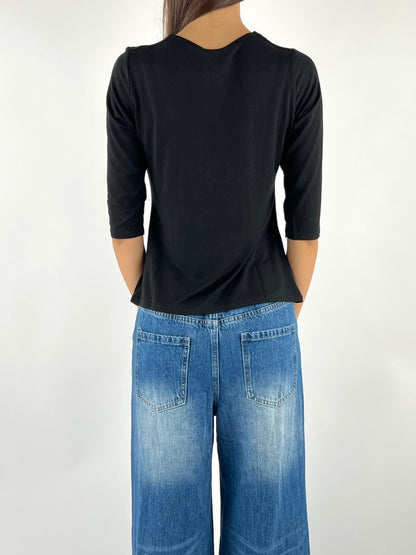 SUSY MIX - MAGLIA CON ACCESSORIO CENTRALE