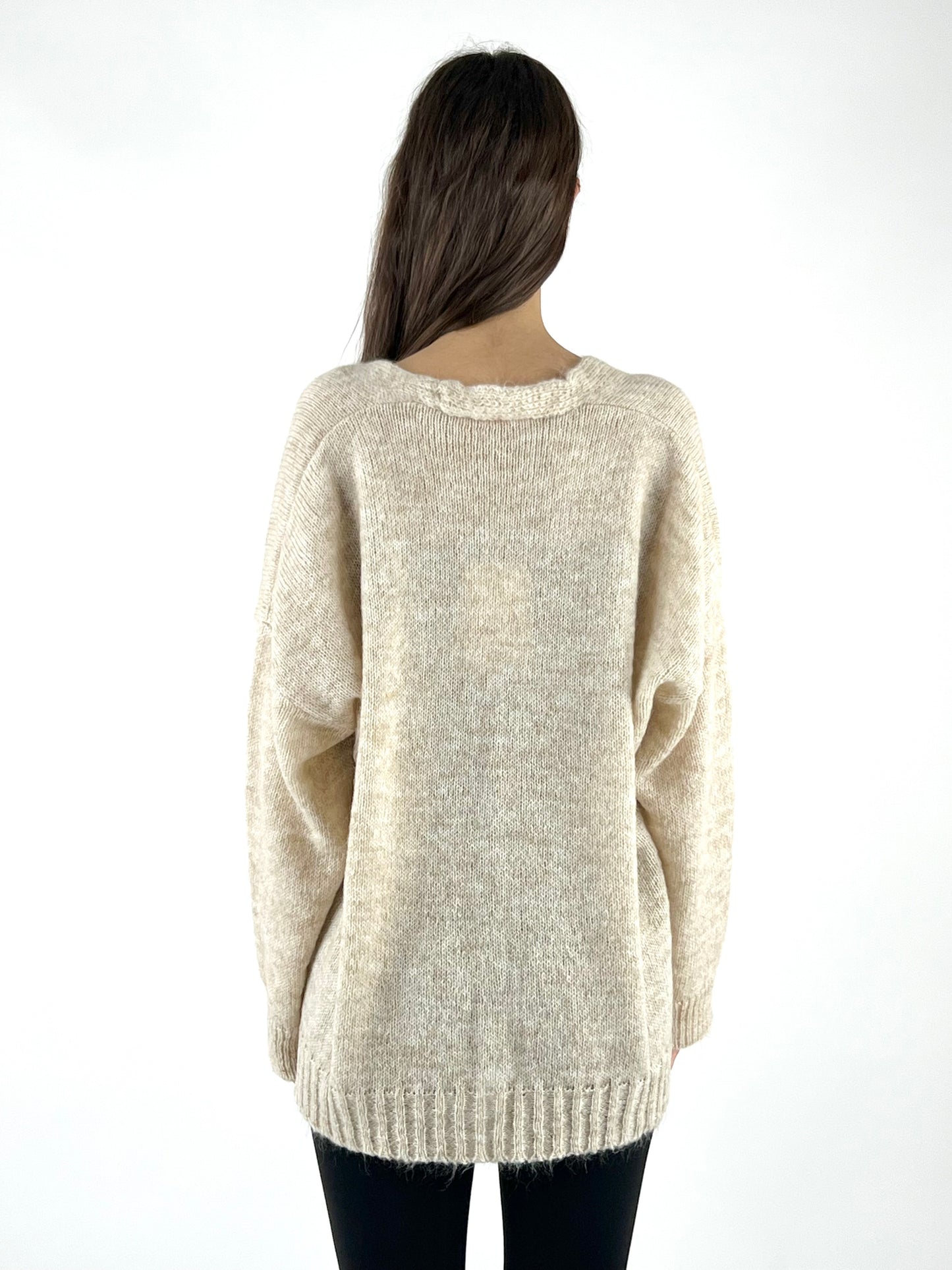 KONTATTO - CARDIGAN LUNGO MOHAIR