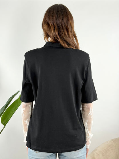 SUSY MIX - POLO CON MANICHE IN PIZZO