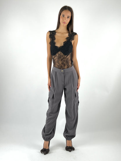 VICOLO - PANTALONE CARGO ELASTICO