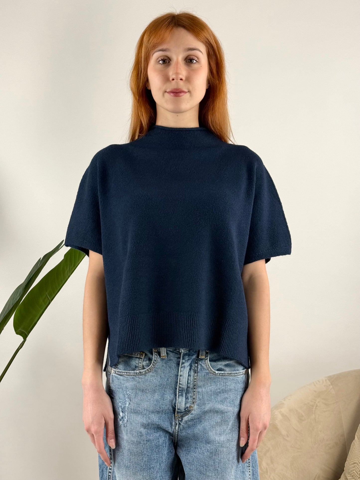 KONTATTO - MAGLIA CRATERE SMANICATA