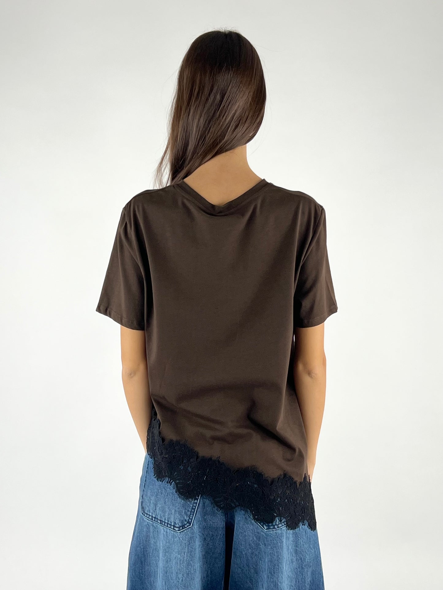 TENSIONE IN - T-SHIRT BORDO PIZZO