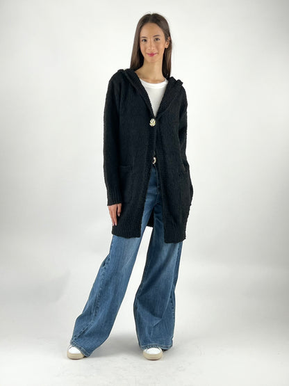 DEVA COUTURE PARIS - MAXI CARDIGAN CINIGLIA