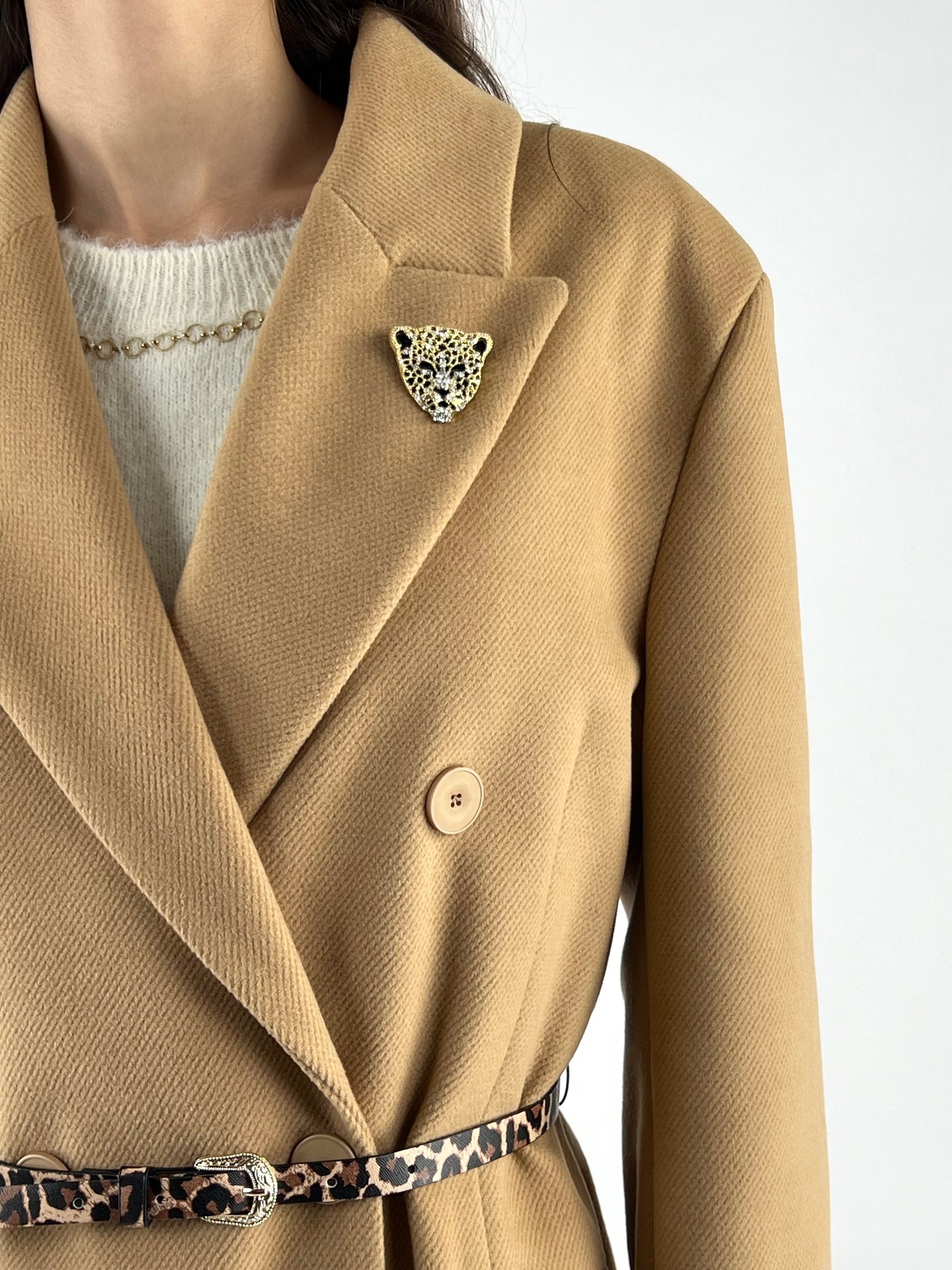 SUSY MIX - CAPPOTTO DOPPIOPETTO CON CINTURA