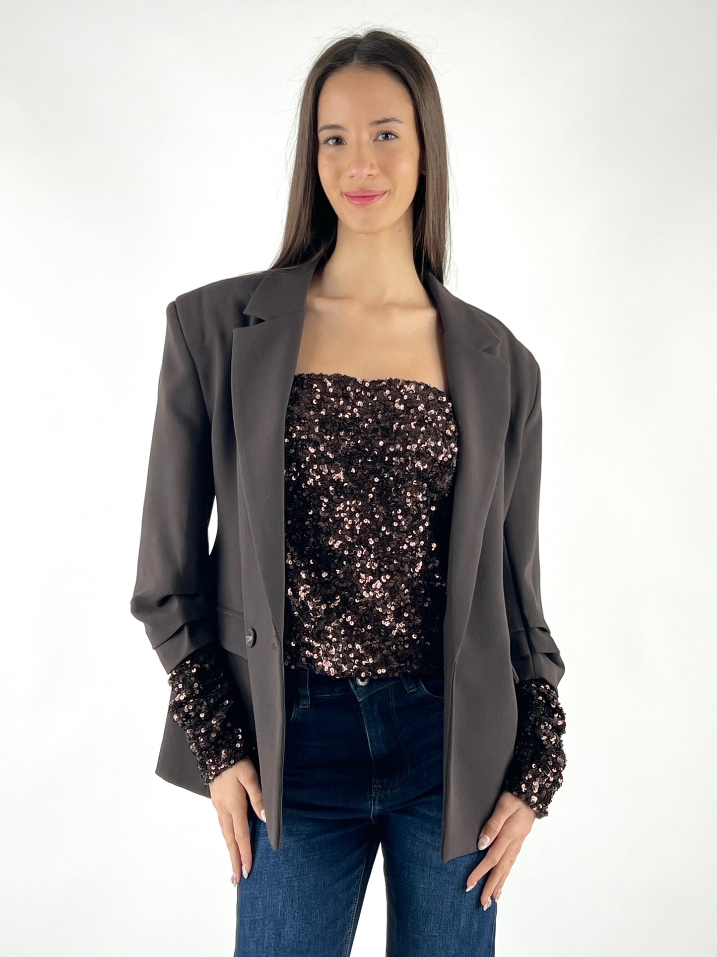 MOTEL - GIACCA MANICHE PAILLETTES