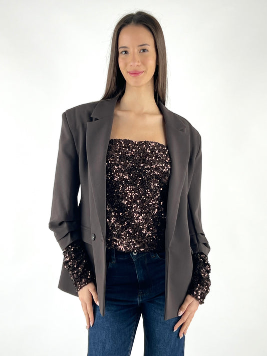 MOTEL - GIACCA MANICHE PAILLETTES