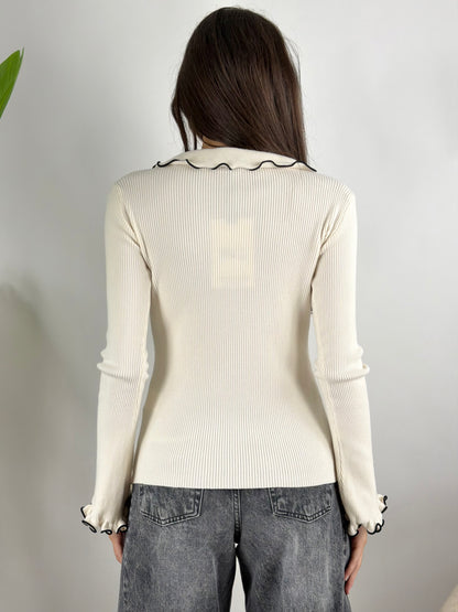 HAVEONE - MAGLIA SCOLLO V ROUCHES