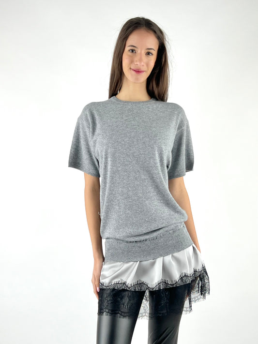 VICOLO - ABITO MAGLIA SATIN