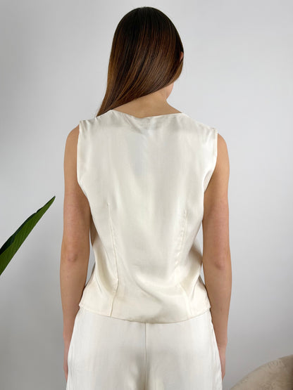 WU'SIDE - GILET BOTTONI GIOIELLO