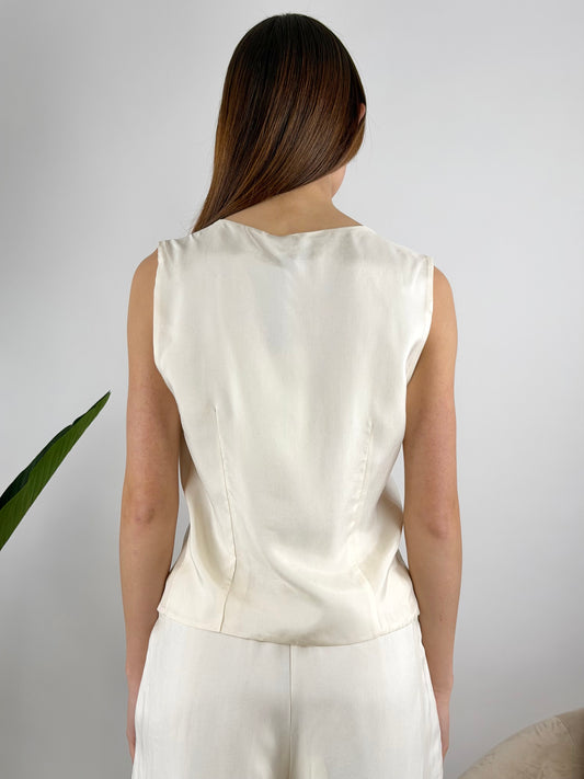 WU'SIDE - GILET BOTTONI GIOIELLO