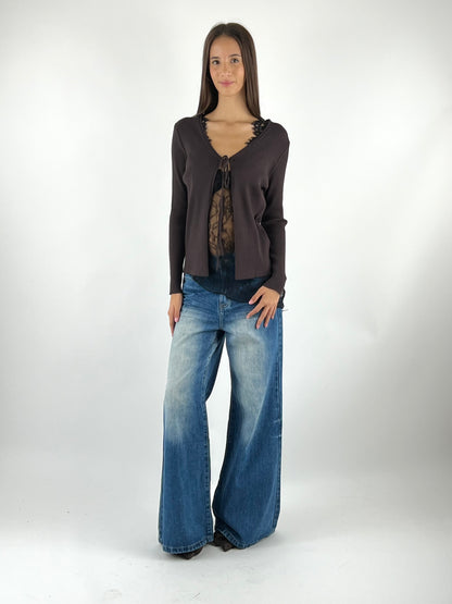 KONTATTO - CARDIGAN LACCI