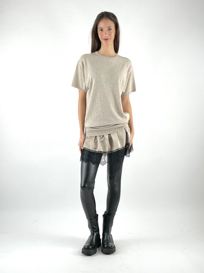 VICOLO - ABITO MAGLIA SATIN