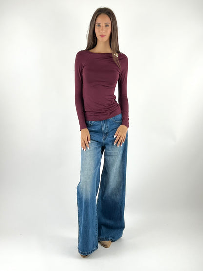 SUSY MIX - MAGLIA CON ACCESSORIO LATERALE