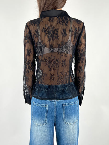 SUSY MIX - CAMICIA IN PIZZO