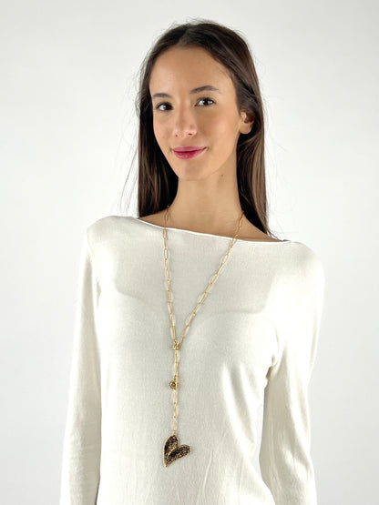 DEVA COUTURE PARIS - CATENA LUNGA CUORE