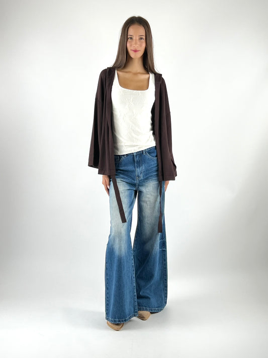VICOLO - CARDIGAN CAPPUCCIO