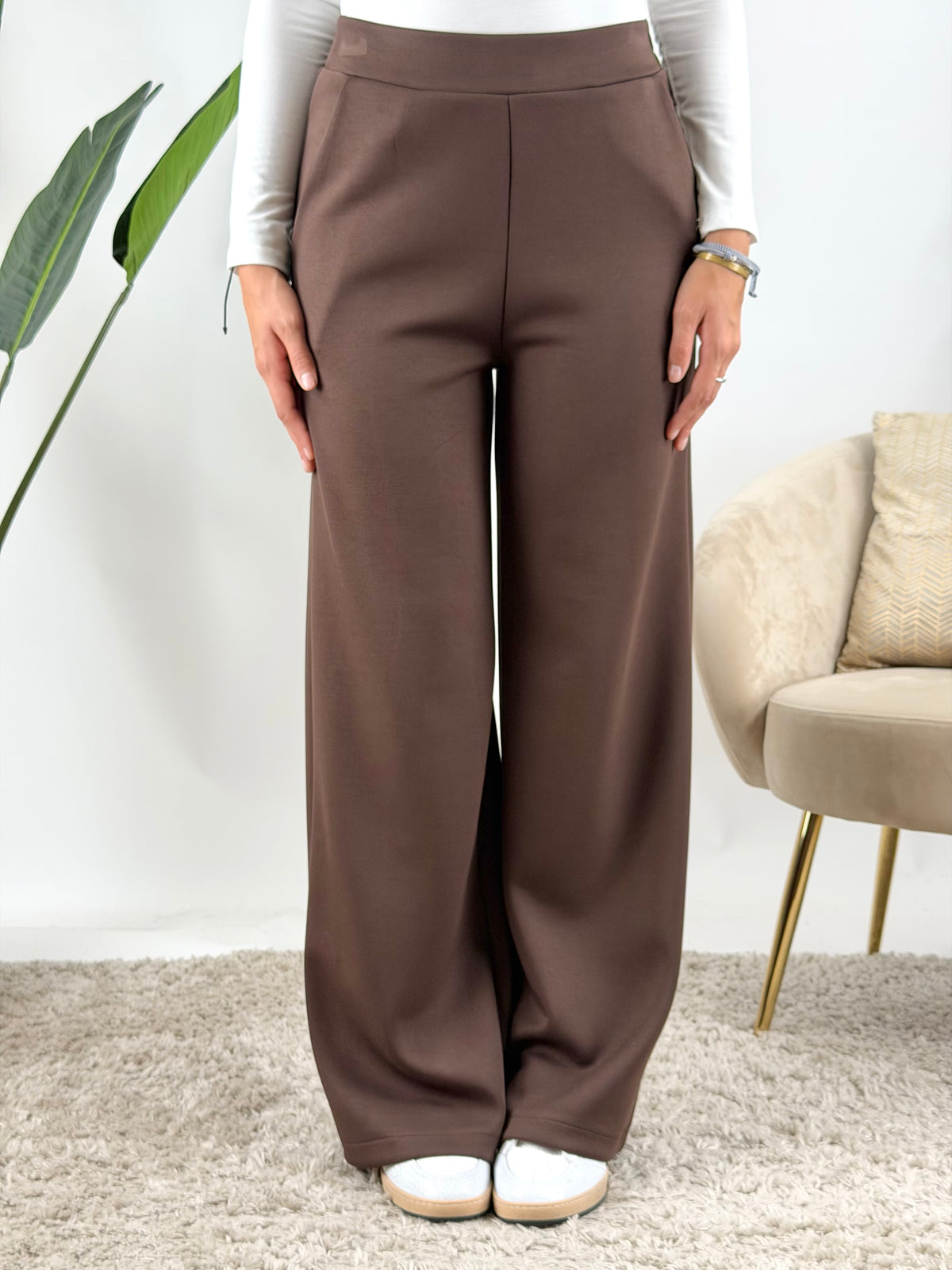 DEVA - PANTALONE CADY BOTTONE