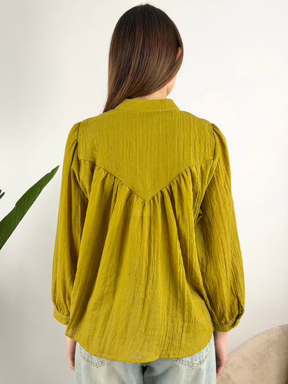 DEVA COUTURE PARIS - CAMICIA MUSSOLA COREANA