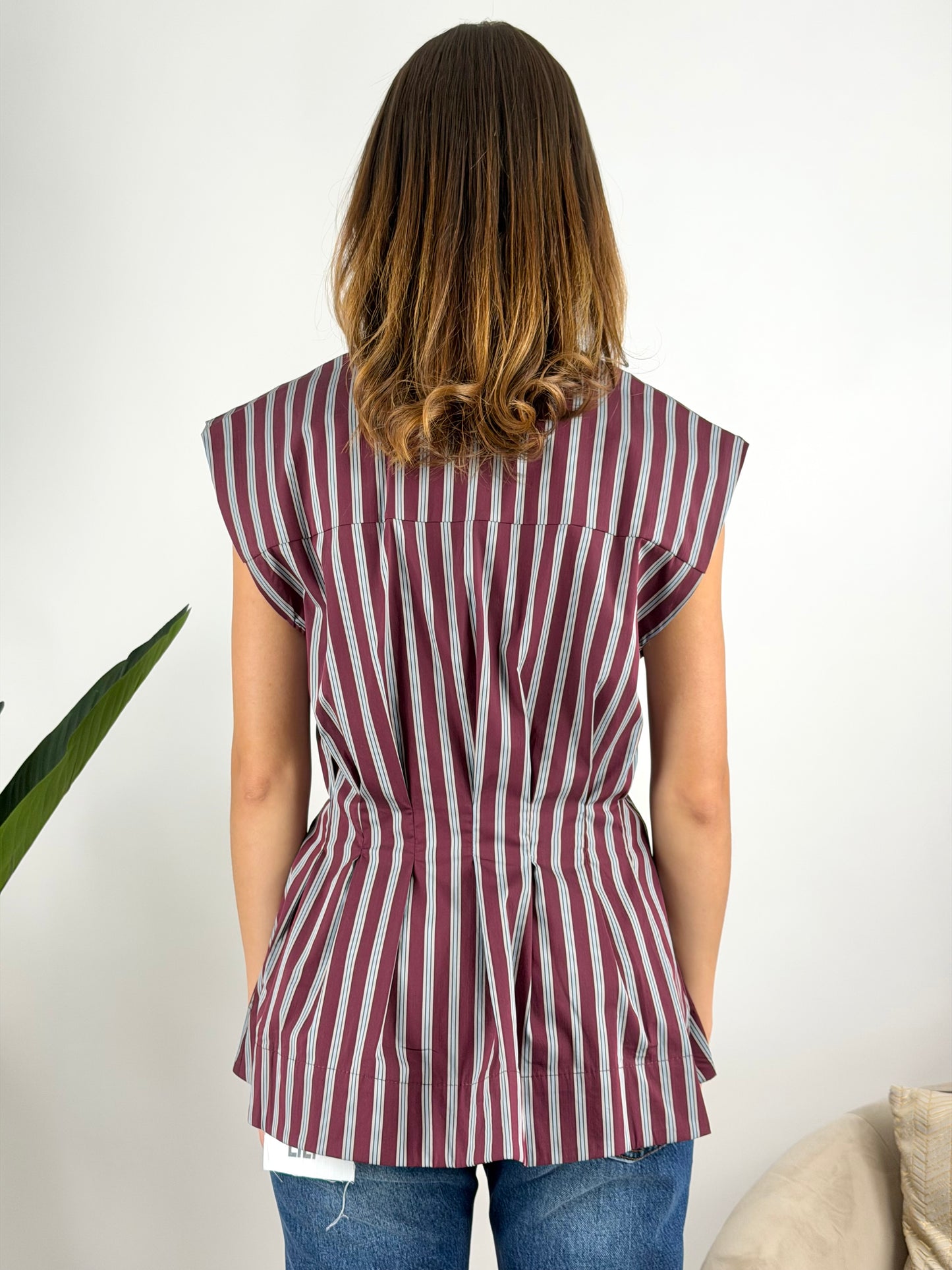 SUSY MIX - CAMICIA CORSETTO RIGHE