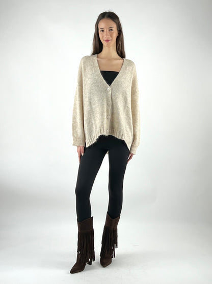 KONTATTO - CARDIGAN LUNGO MOHAIR