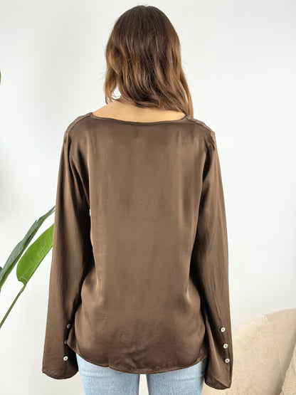 SUSY MIX - BLUSA SATIN MANICA KIMONO