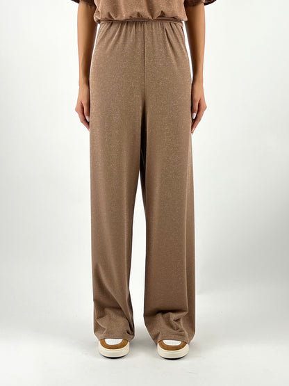 KONTATTO - PANTALONE PALAZZO LUREX