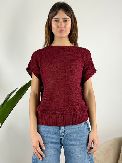 TENSIONE IN - MAGLIA SMANICATA