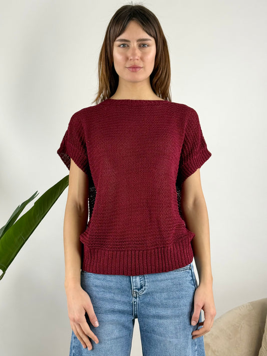 TENSIONE IN - MAGLIA SMANICATA