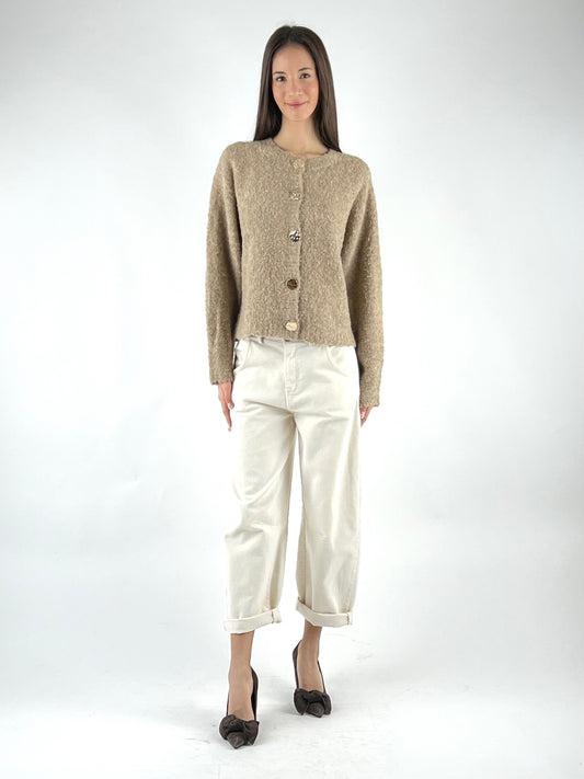 DEVA COUTURE PARIS - CARDIGAN BOUCLÉ