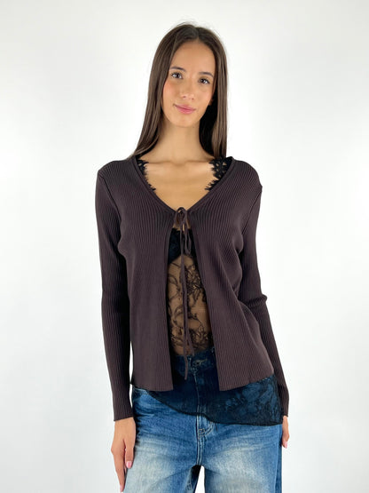 KONTATTO - CARDIGAN LACCI