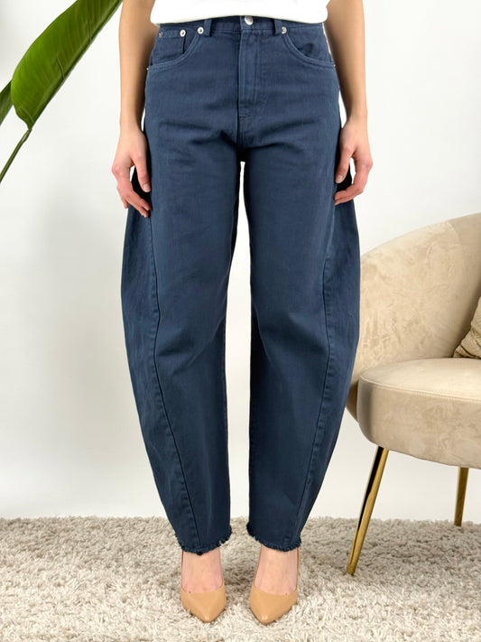 TENSIONE IN - JEANS BARREL COLORATO