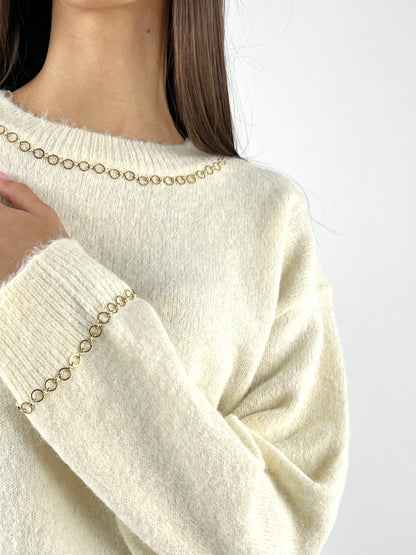 DEVA COUTURE PARIS - MAGLIA GIROCOLLO ADÈLE