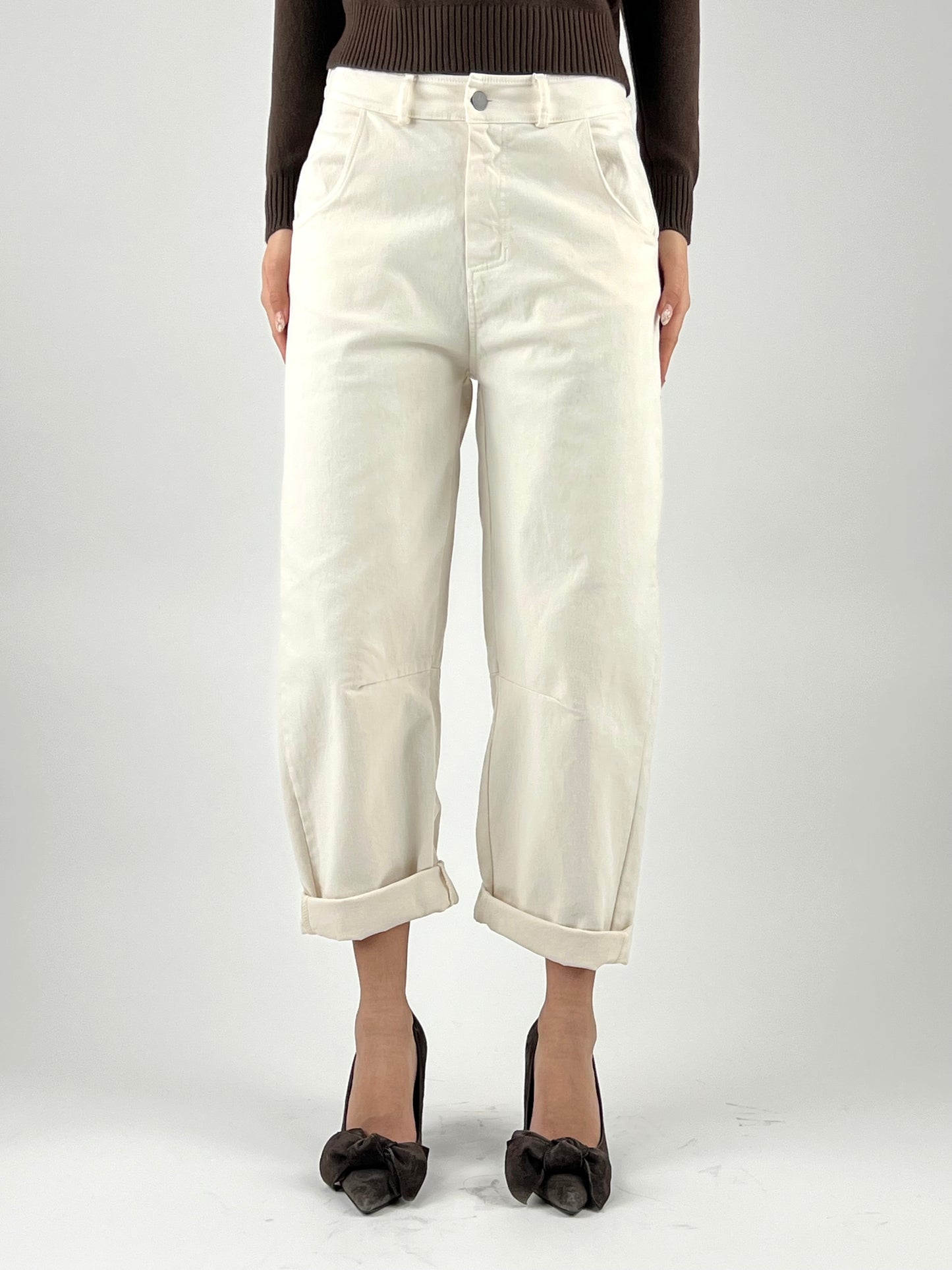 MOTEL - PANTALONE BARREL FUSTAGNO