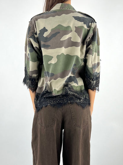 TENSIONE IN - GIACCA CAMOUFLAGE PIZZO