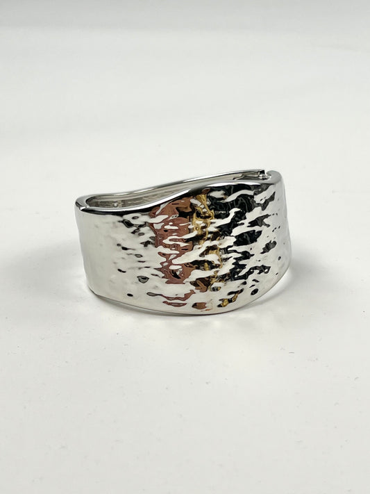 DEVA - BRACCIALE RIGIDO MARTELLATO