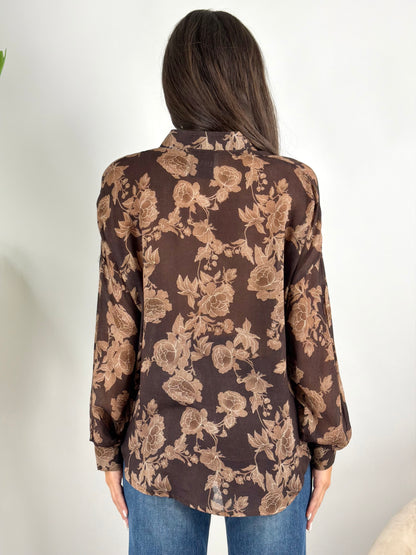 DEVA - CAMICIA VISCOSA E LANA