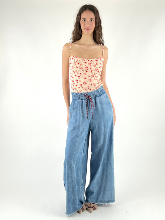 MOTEL - JEANS CHAMBRAY COULISSE