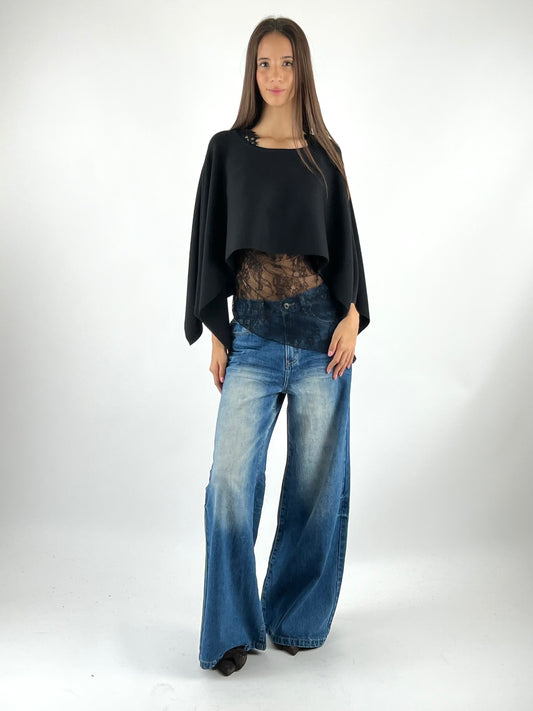 KONTATTO - MAGLIA PONCHO